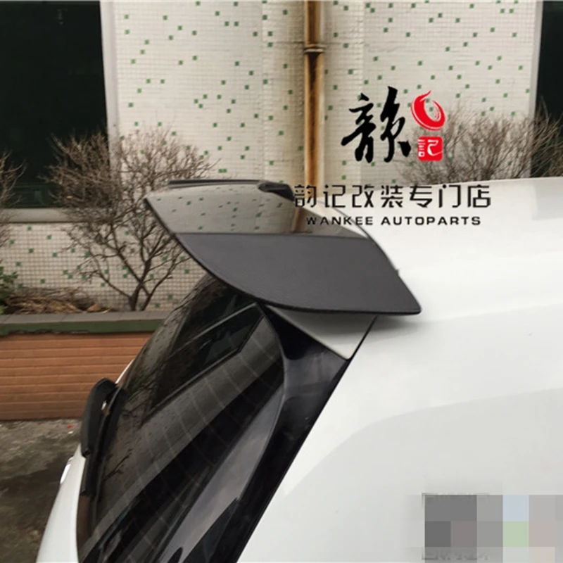 Гольф 7 MK7 Revozpor Стиль Углеродное волокно Автомобильный спойлер на крышу Крыло для