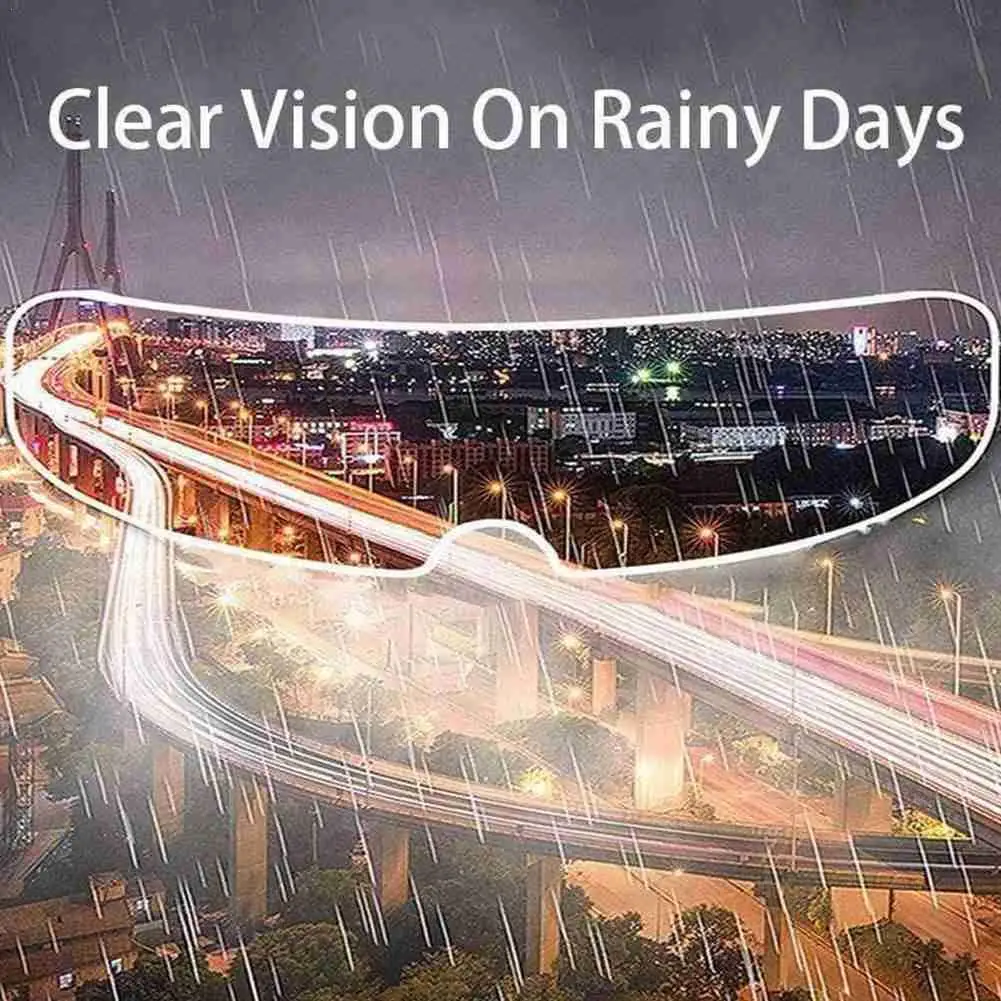 

Непромокаемые противотуманные аксессуары для мотоциклов аксессуары для шлема украшение для полноразмерного полуоткрытого шлема прозрачный Термопластик