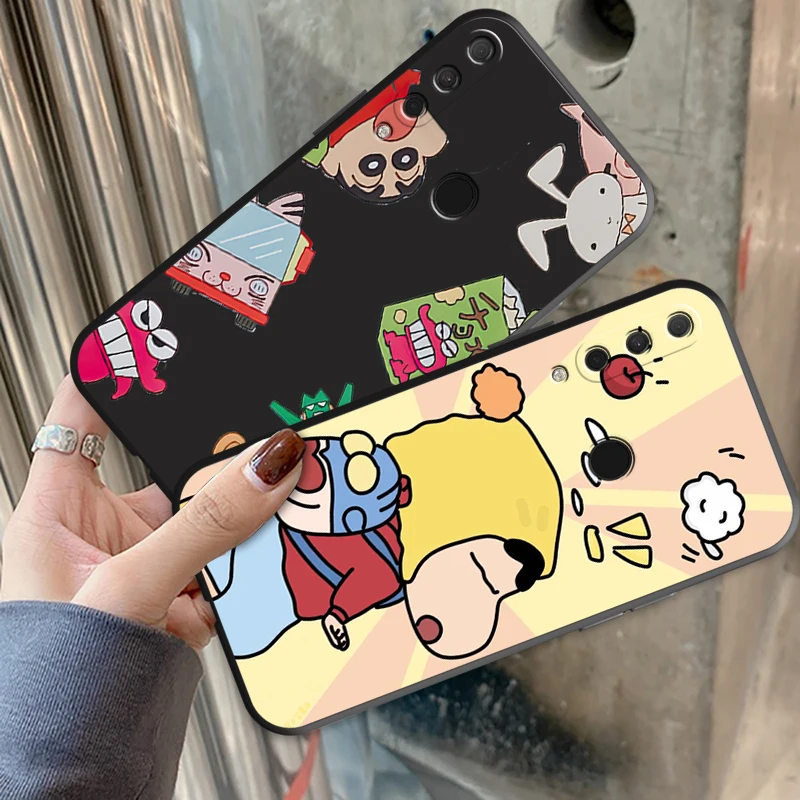 

Crayon Shin-chan Anime Phone Case For HUAWEI P20 P30 P40 Lite Pro Plus P20 Lite 2019 P Smart 2020 2019 Z 5G Luxury Ultra
