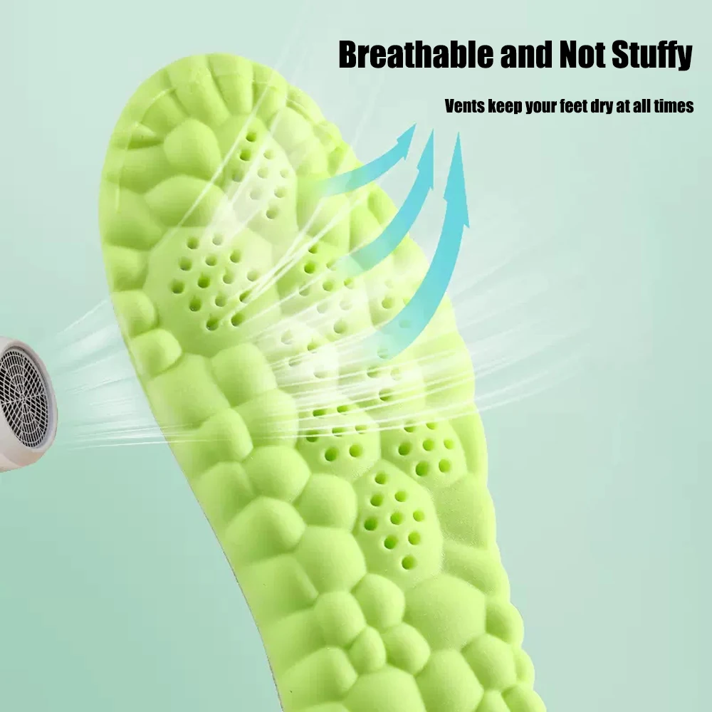 Sport Orthopedic Insoles for Shoes Children Flat Feet Arch Support Running Insoles for Kids High Elastic Shock Absorption Pads