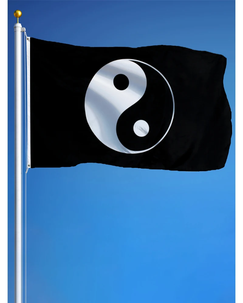 

60x90 см 90x150 см Yinyang баннер с рыбьим флагом гобелен