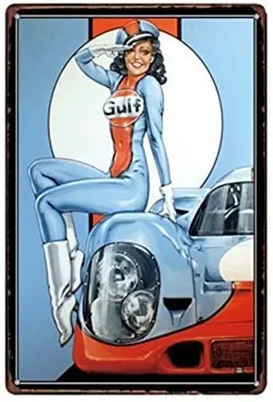 Жестяной знак B679 распродажа нахлыстом сезон штыри для девушек Горячая Удочка