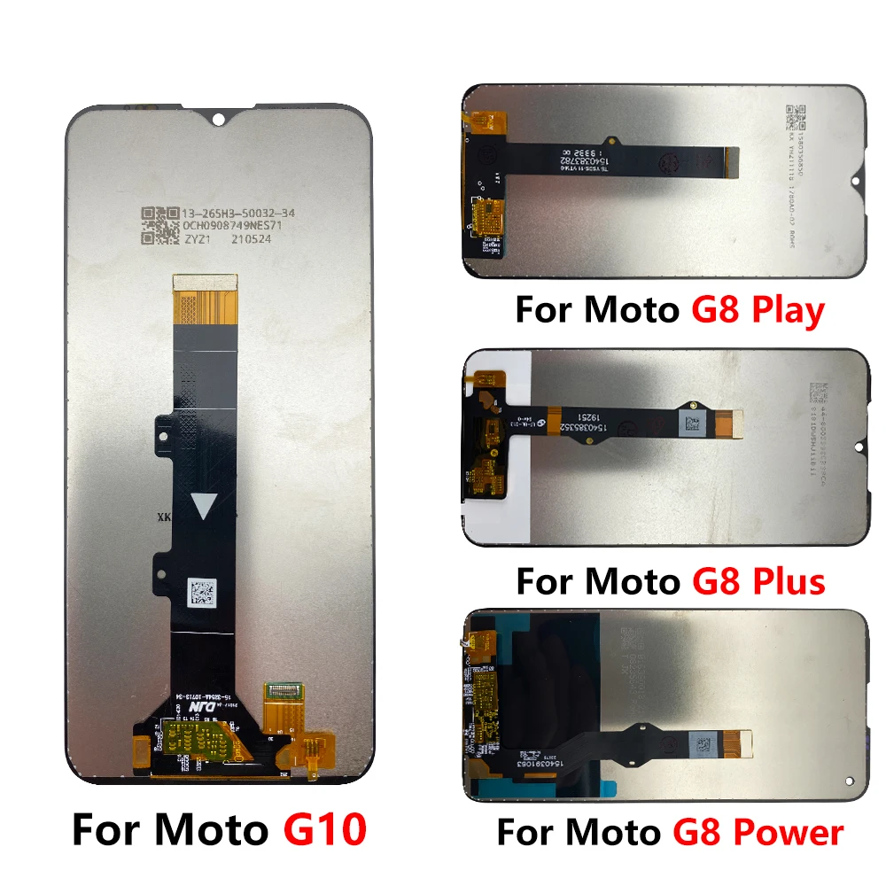 

5Pcs/Lot，Original tested LCD Display Touch Screen Digitizer For Motorola Moto G10 G30 G100 G7 G8 Power Play G9 Plus no frame