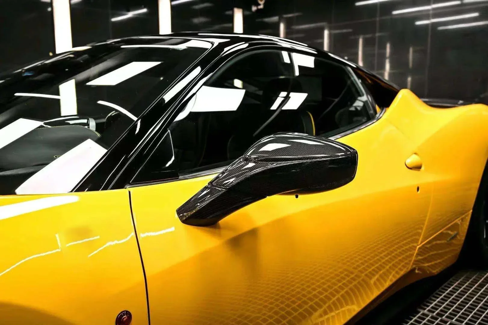 Новый! Для Ferrari 458 488 F8 из натурального сухого углеродного волокна