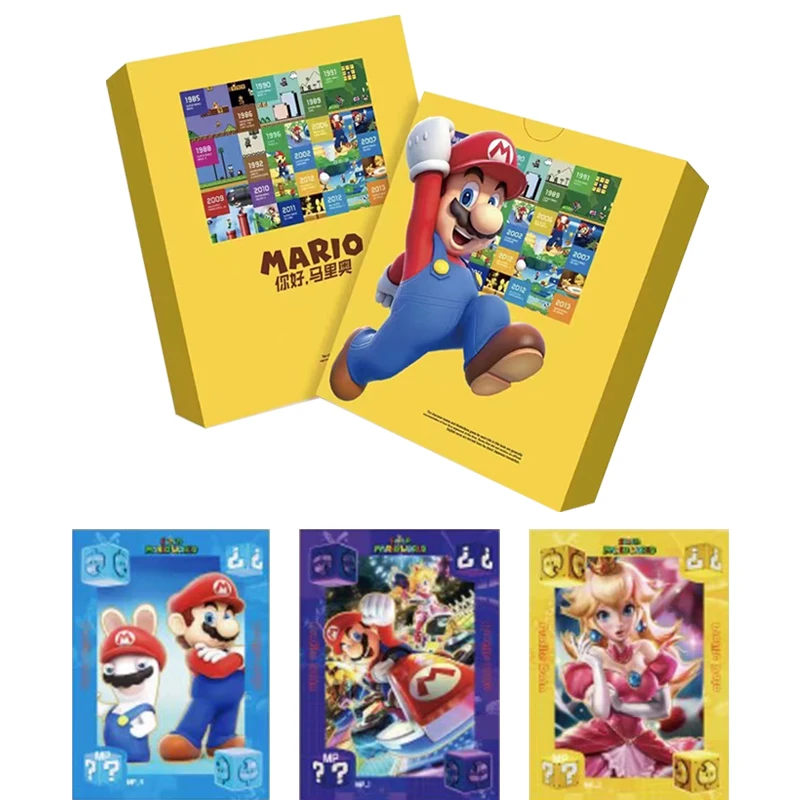 

Mario Cards Classic Arcade Game Super Mario Bros Interchangeable Collection Cards Limited Flash Cards Children's Gifts Toys