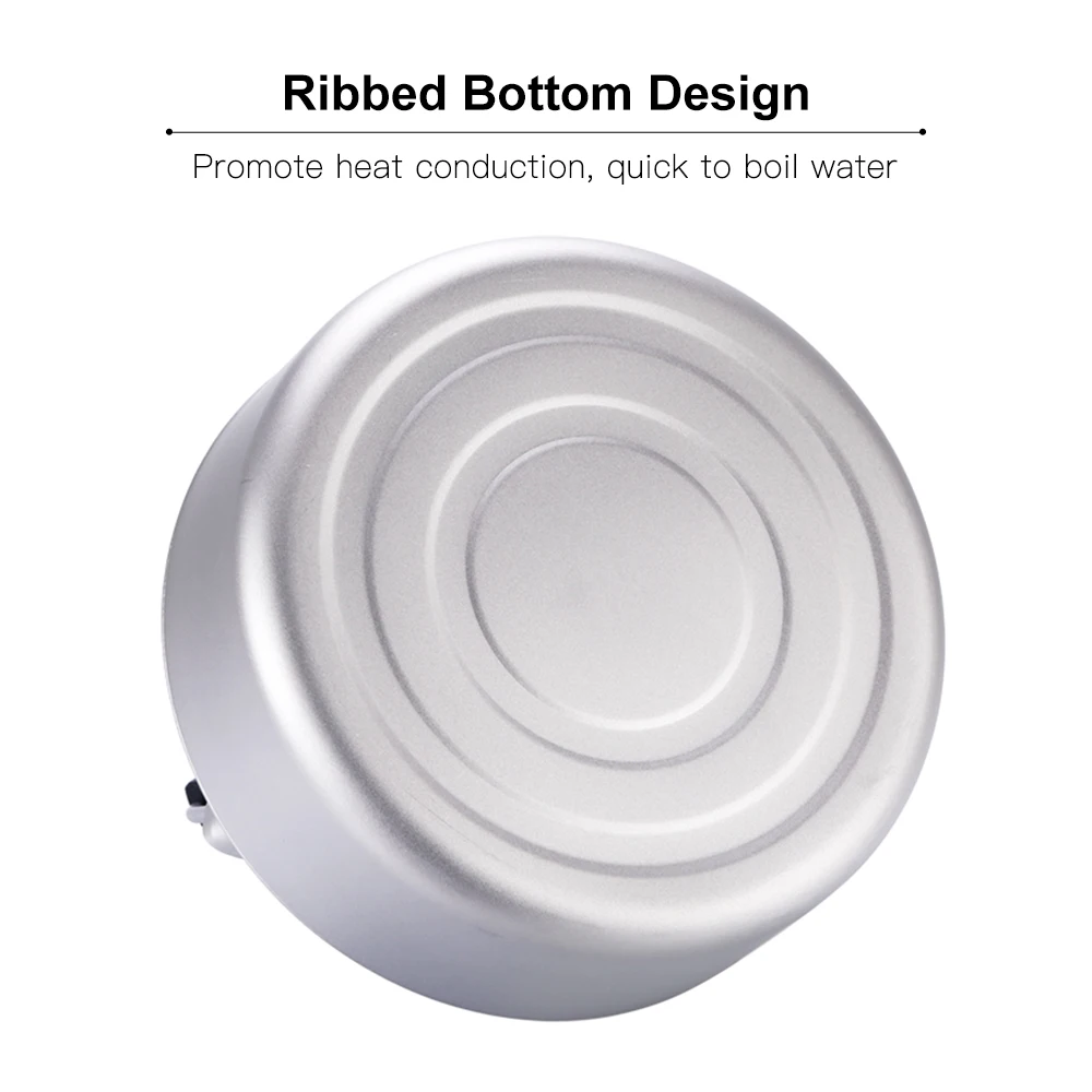 Титановый чайник Lixada 600 мл/1000 мл легкий семейный кофейник для дома кухни и