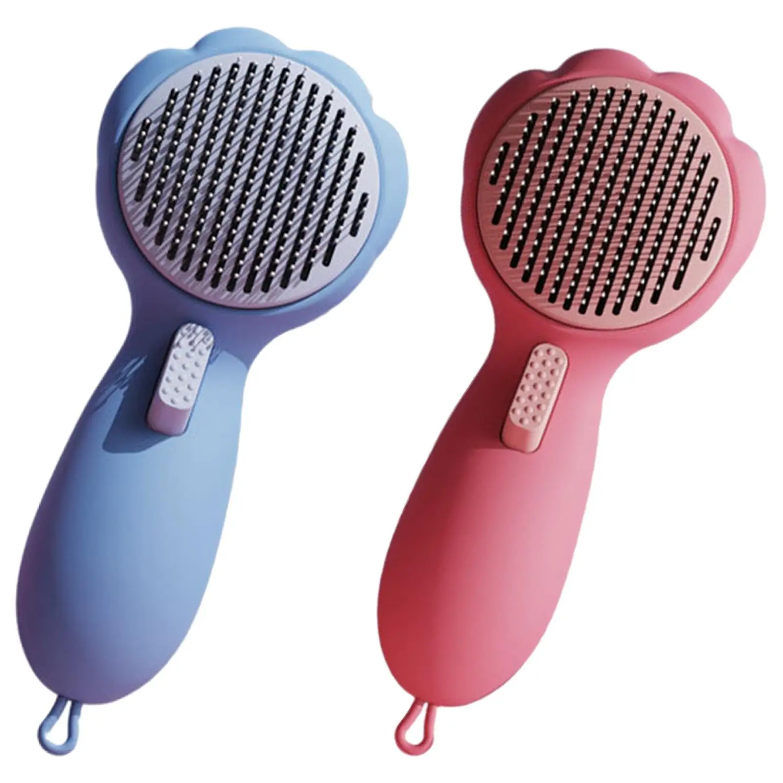 

Щетка для кошек, самоочищающаяся зеленая щетка для удаления волос, щетка для вычесывания кошек и собак, для груминга, для вычесывания коротк...