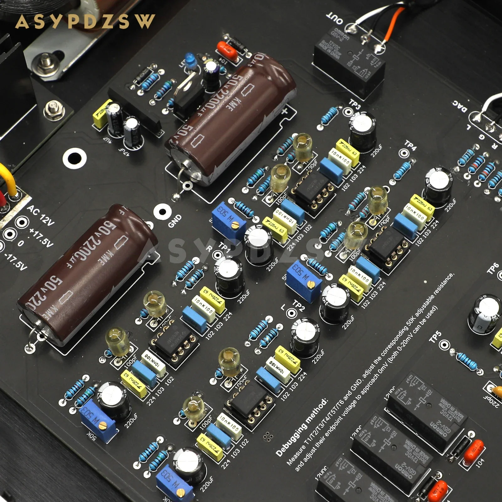 ASYPDZSW HIFI 6010D Однотактный базовый предусилитель на схеме предусилителя M-B-L6010