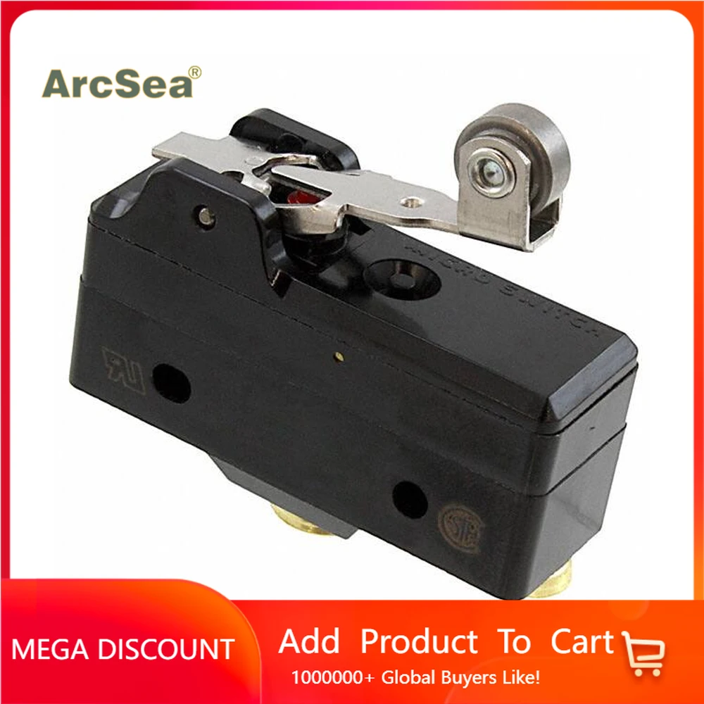 

BE-2RV22-A4 MICRO SWITCH, ROLLER LEVER SPDT 25A 480V