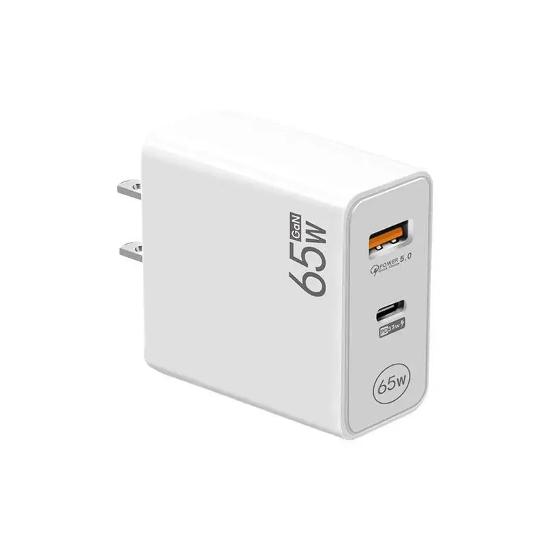 

Сетевое зарядное устройство PD с USB-портом и нитридом Галлия, 65 Вт