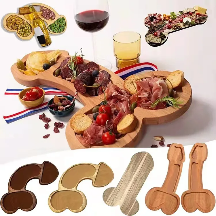 

Wood Fruit Tray Wine Tray Kitchen Wooden Cheese Plate Aperitif Board Wood Kitchen Accessories Home Appliance