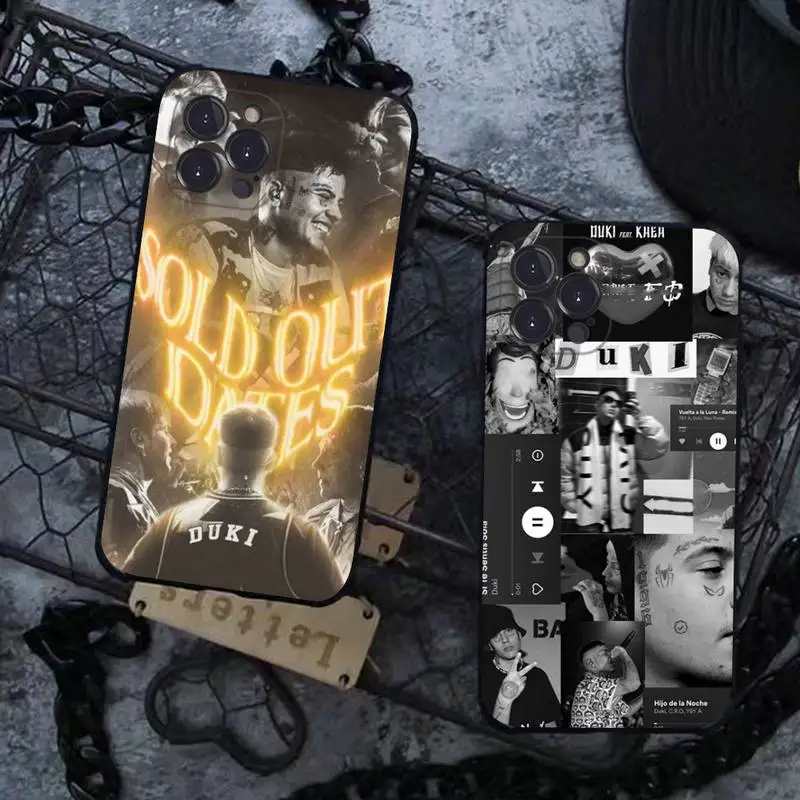 

Duki Rapper Phone Case Silicone Soft for iphone 14 13 12 11 Pro Mini XS MAX 8 7 6 Plus X XS XR Cover