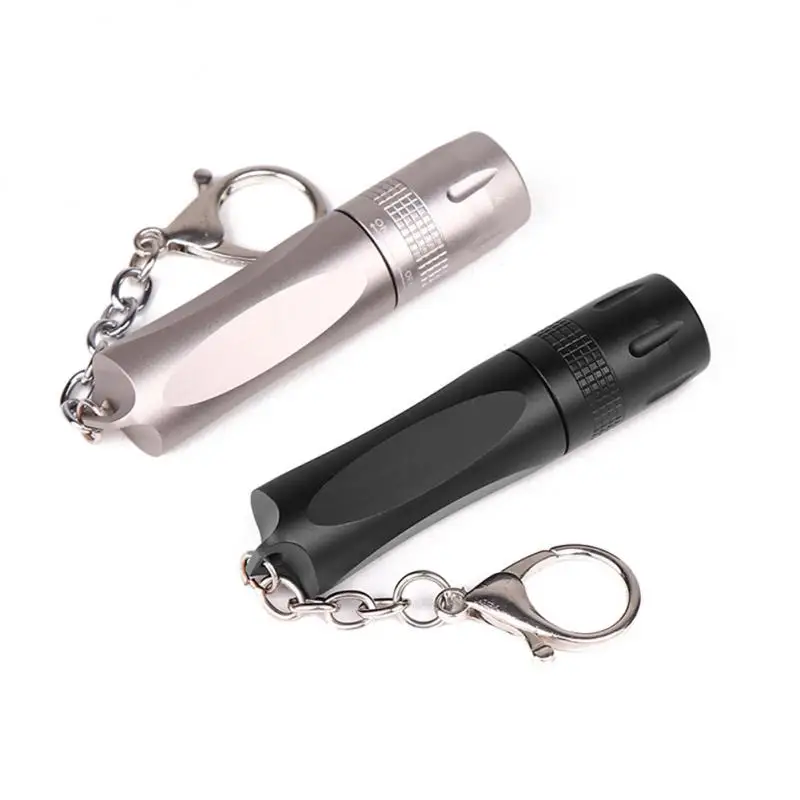 

LED Flashlight Handheld Portable Torches Mini Flashlight with Keychain Strong Light Flashlight Tactical Camping Light