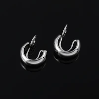 2020 semicircle titanium fashionable earings charm gift for girls decoration new brand 2022
