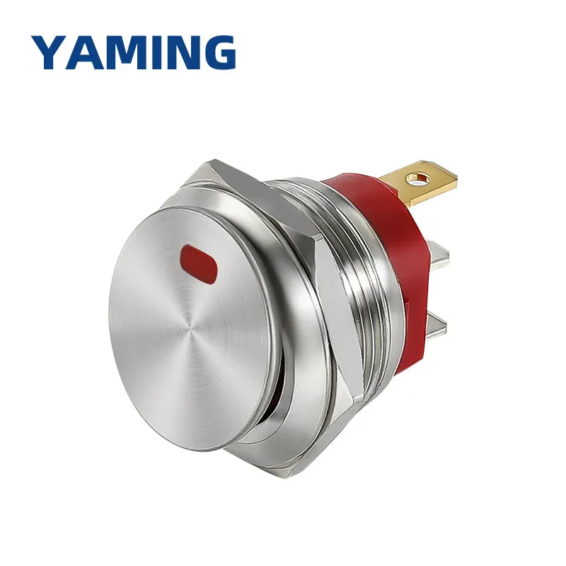 

22 мм металлический кнопочный кулисный переключатель из нержавеющей стали 220 В 15 А самоблокирующийся двухпозиционный селектор ВКЛ-ВЫКЛ 3 контакта