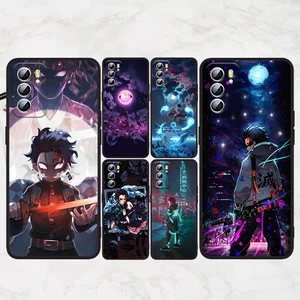 kamado tanjirou demon slayer for oppo find x5 x3 x2 neo reno7 se 6 5 4 2 z f lite pro 5g 4g black soft silicone phone case free global shipping