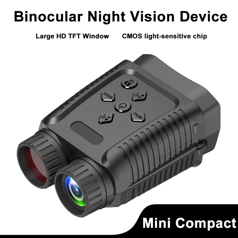 

Mini HD Binoculars Night Vision Device 1080P HD Infrared 8x Digital Zoom Hunting Telescope Camping Equipment 100% Darkness 300m