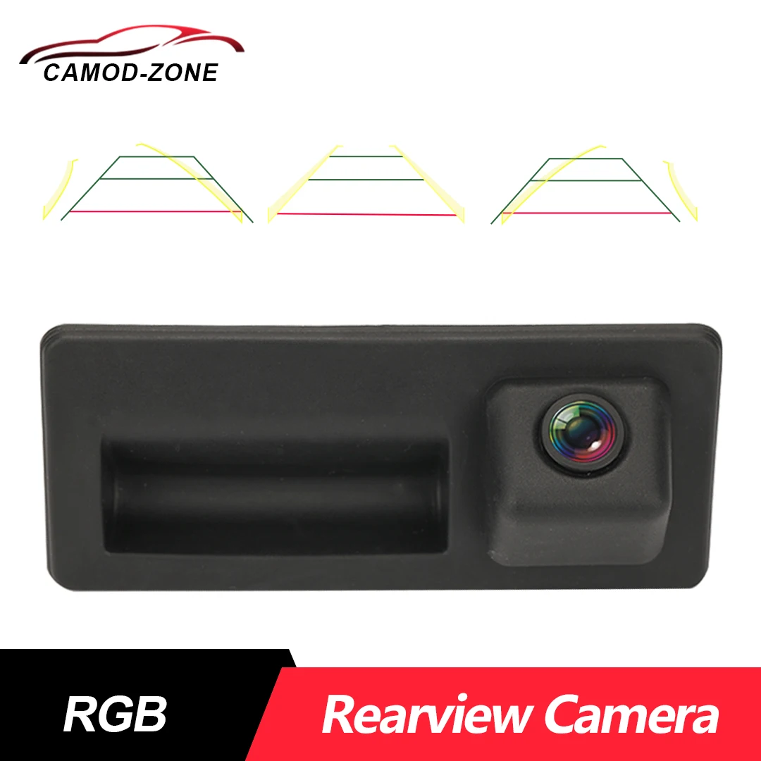 

Камера заднего вида RGB, динамическая траектория помощник по парковке переключатель багажника камера заднего вида для VW RCD510 RNS510 RNS315