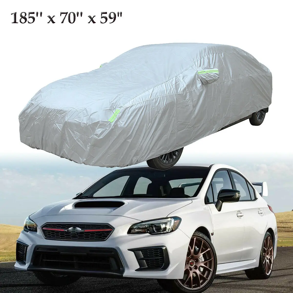

For Subaru WRX Impreza 2013-2021 Full Car Cover Rain Sun UV Snow Dust Resistant Waterproof for SUV Dustproof Protection Covers