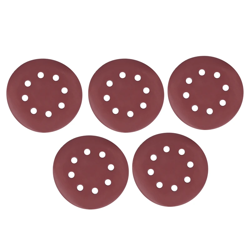 

25Pcs 5 Inch Sanding Discs 125Mm 8 Hole Sandpaper 800 1000 1200 1500 2000 Grit