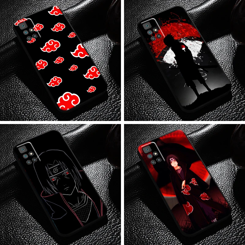 

Naruto Uchiha Itachi Akatsuki For Xiaomi Redmi 10 Phone Case 6.5 Inch Coque Black Soft Silicone Cover Funda Carcasa
