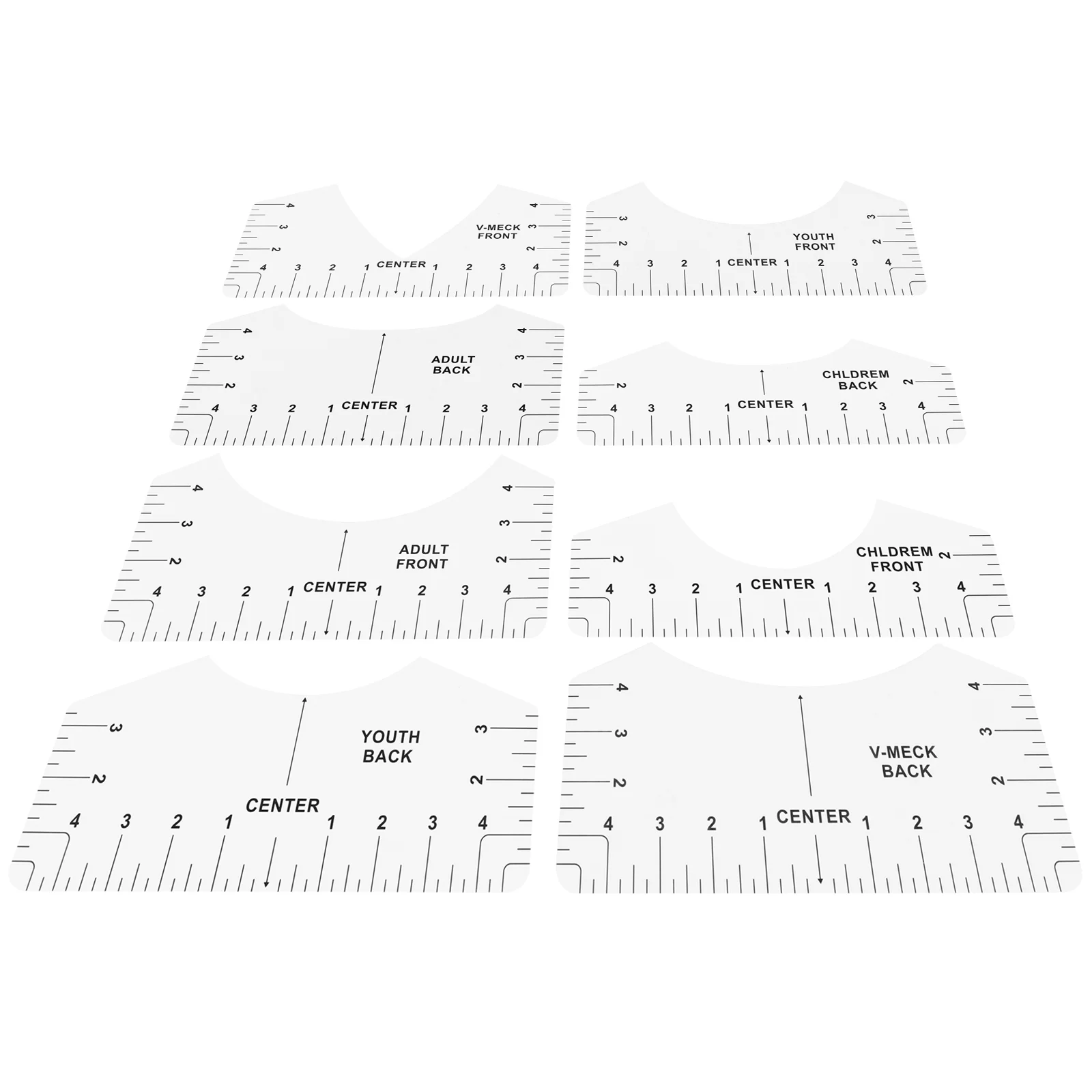 8-компонентная футболка с надписью направляющая линейка из ПВХ солнечный