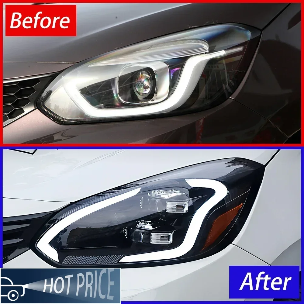 Для Honda Fit GR9 2021-2024 автомобильные передние фонари обновленный динамический
