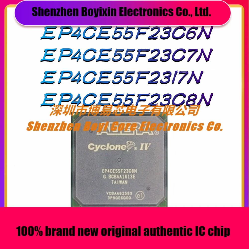 

EP4CE55F23C6N EP4CE55F23C7N EP4CE55F23I7N EP4CE55F23C8N Package: FBGA-484 Programmable Logic Device (CPLD/FPGA) IC Chip