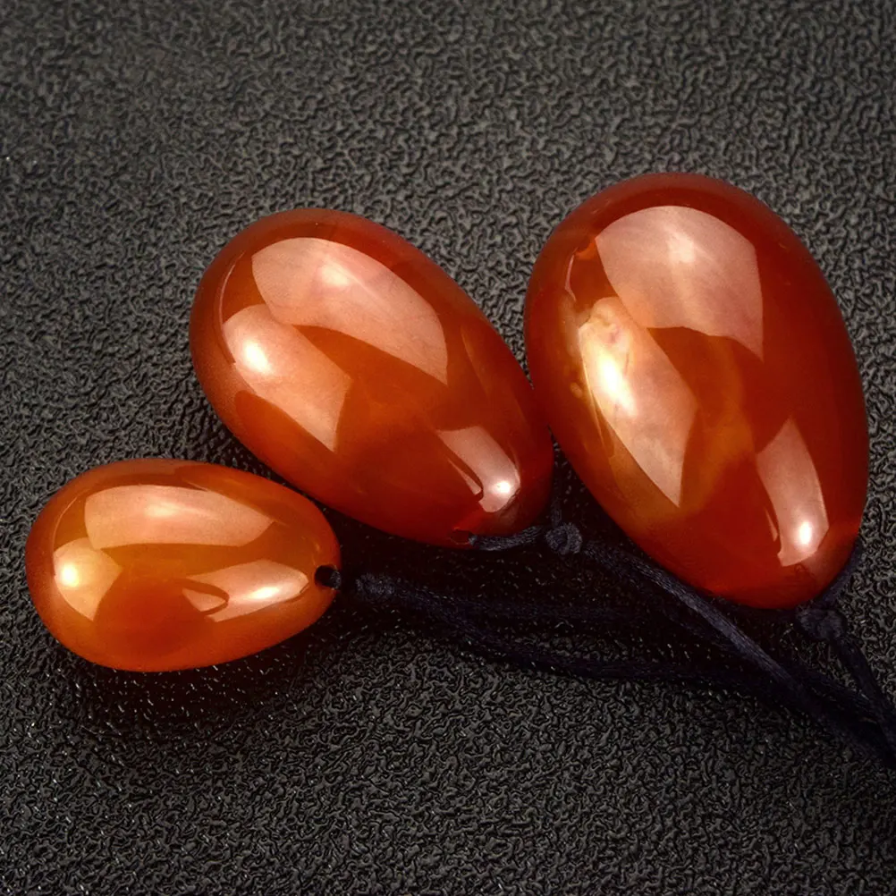 

Stone Eggs Exercise Massage Healing Jade Undrilled Training Kegel Stonetool Worry Thumb Crystal Pocket Enegry Gemstones Muscles