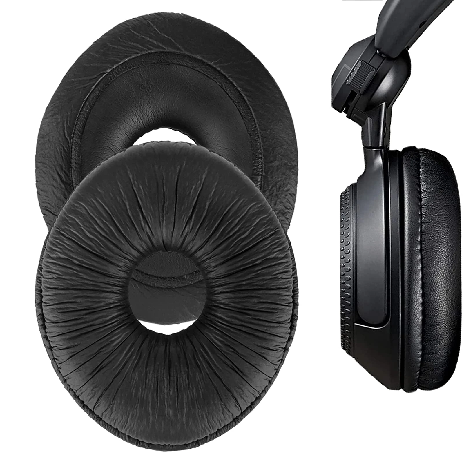 Сменные амбушюры из протеиновой кожи для наушников Panasonic Technics RP-DJ1200 RP-DJ1205 RP-DJ1210