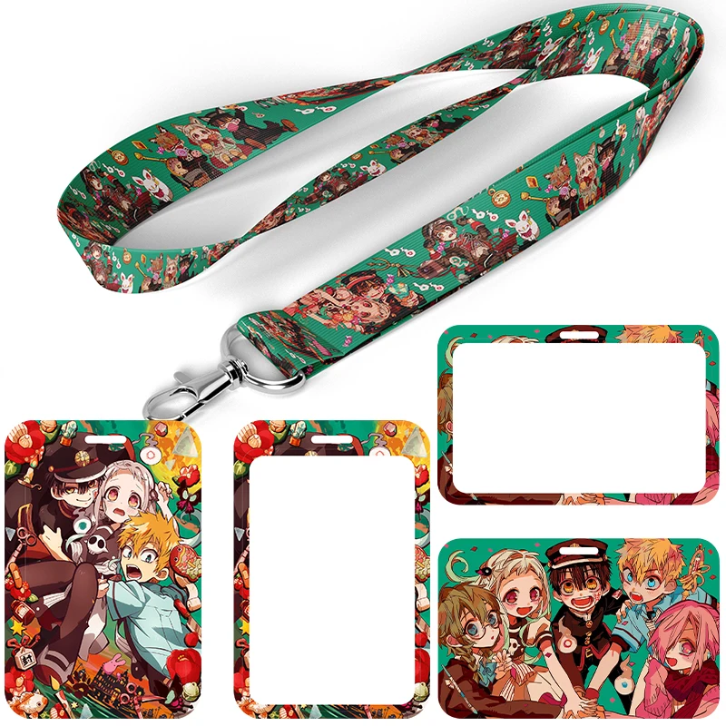 

C2328 Toilet-bound Hanako-kun Key lanyard Keychain Personalise Office Card Pass Gym Mobile Phone Key Ring Badge Holder Jewelry