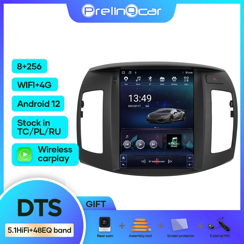 

Android 12 System Vertical Player For Hyundai Elantra 2008-2010 Years Screen Car Radio Multimedia Video GPS Navigation 360 Cam