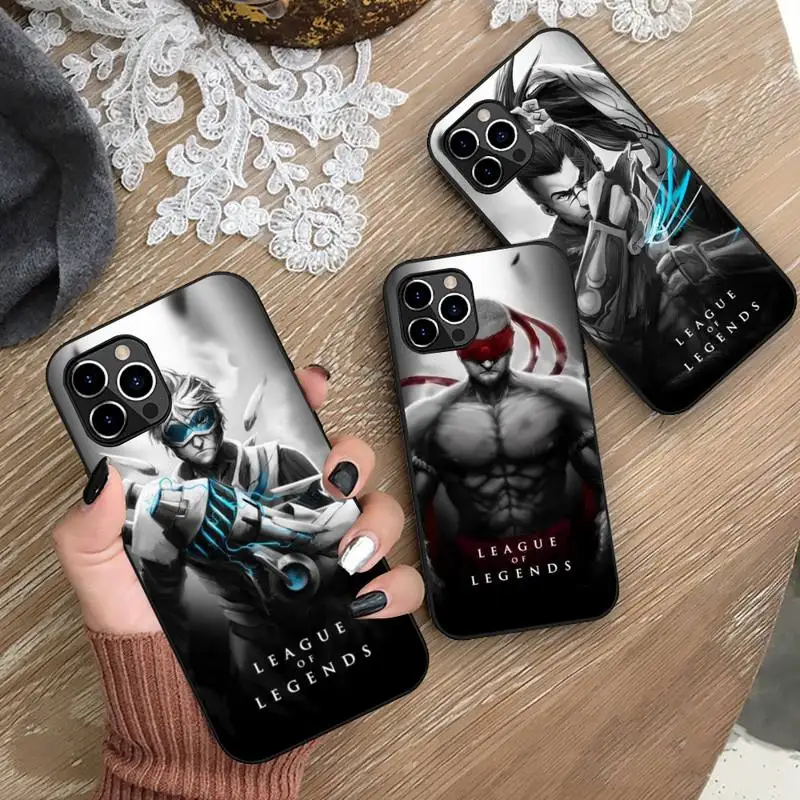 

League of Legends lol Hero Phone Case Silicone Soft for iphone 13 12 11 Pro Mini XS MAX 8 7 Plus X 2020 XR cover