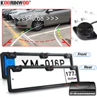 Парктроник Koorinwoo, динамическая траектория, рамка для номерного знака европейского стандарта, камера заднего вида, парковочные датчики, видео для экрана Android