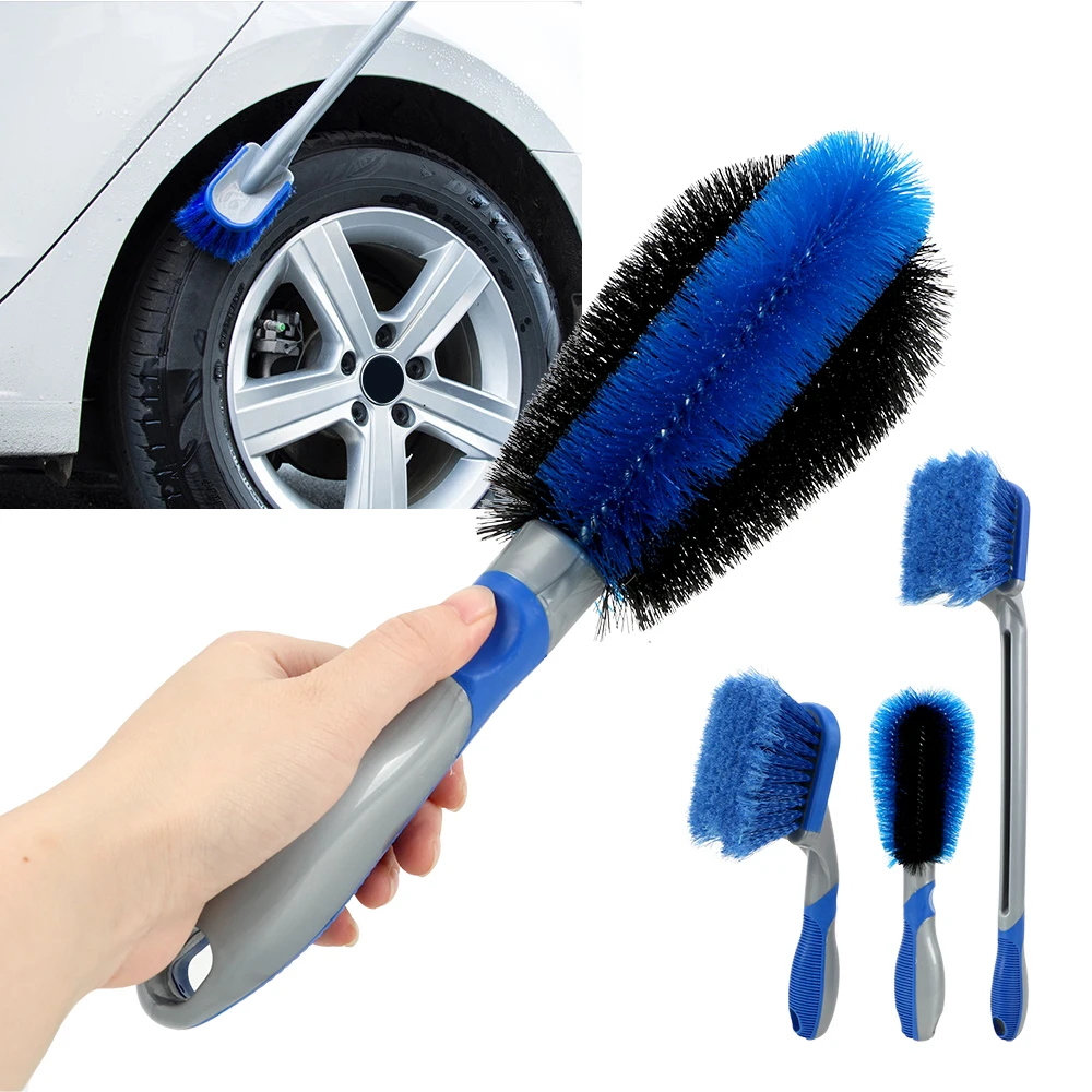 

Car Wheel Brush Car dust Car Washing Tool Multi-Functional Car Wheel Brush Tyre Cleaning Brush Car wash Combination Tool