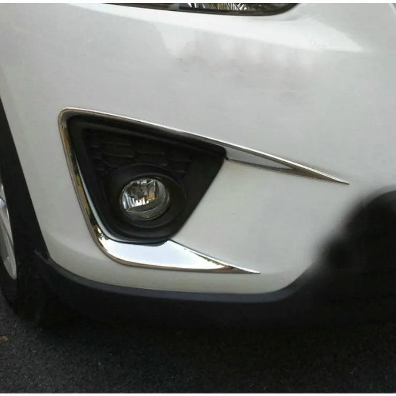 

ABS Chrome автомобильные передние противотуманные фары, крышка, отделка, автомобильные аксессуары, противотуманные фары, наклейка для Mazda CX5 CX-5 2013 2014 2015