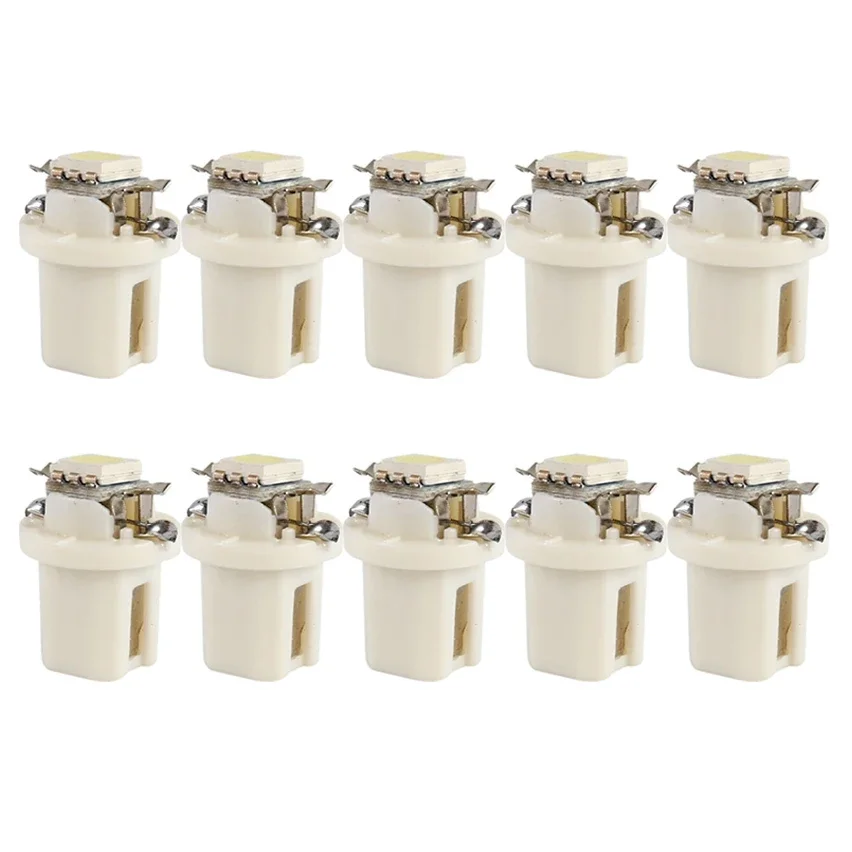 

Лампы для автомобиля T5, лампы для освещения приборной панели, 12 В, аксессуары для автомобиля, лампы для бокового выключателя приборной панели B8.5d