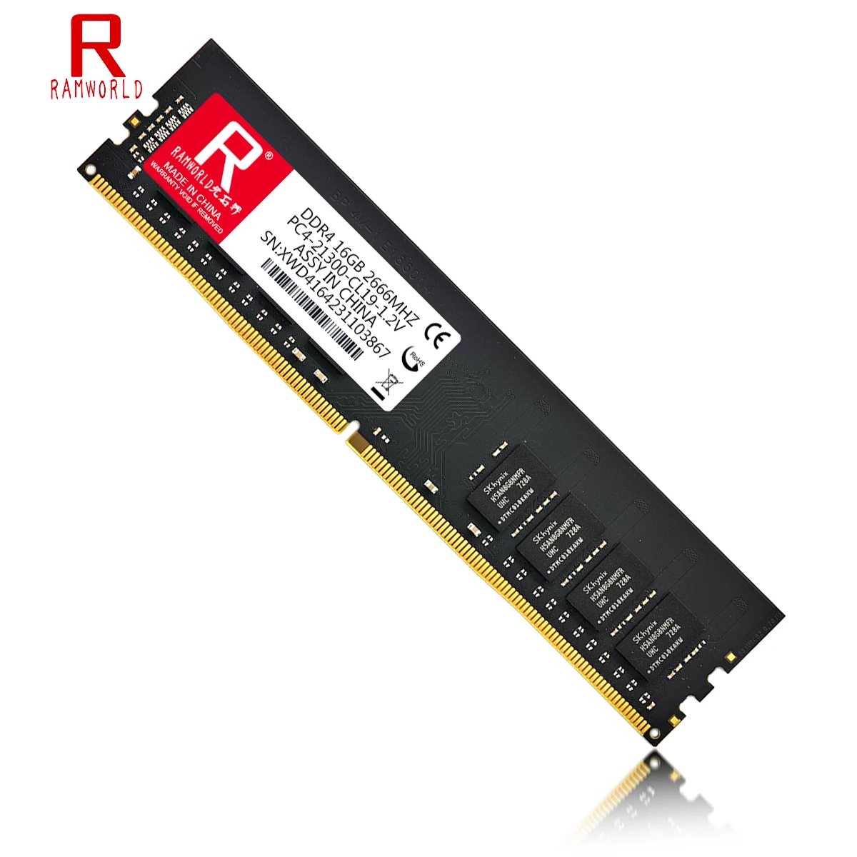RAMWORLD DDR4 16 ГБ 2666 МГц Настольная память Ram PC4 1 2 В 21300 DIMM Компьютерная