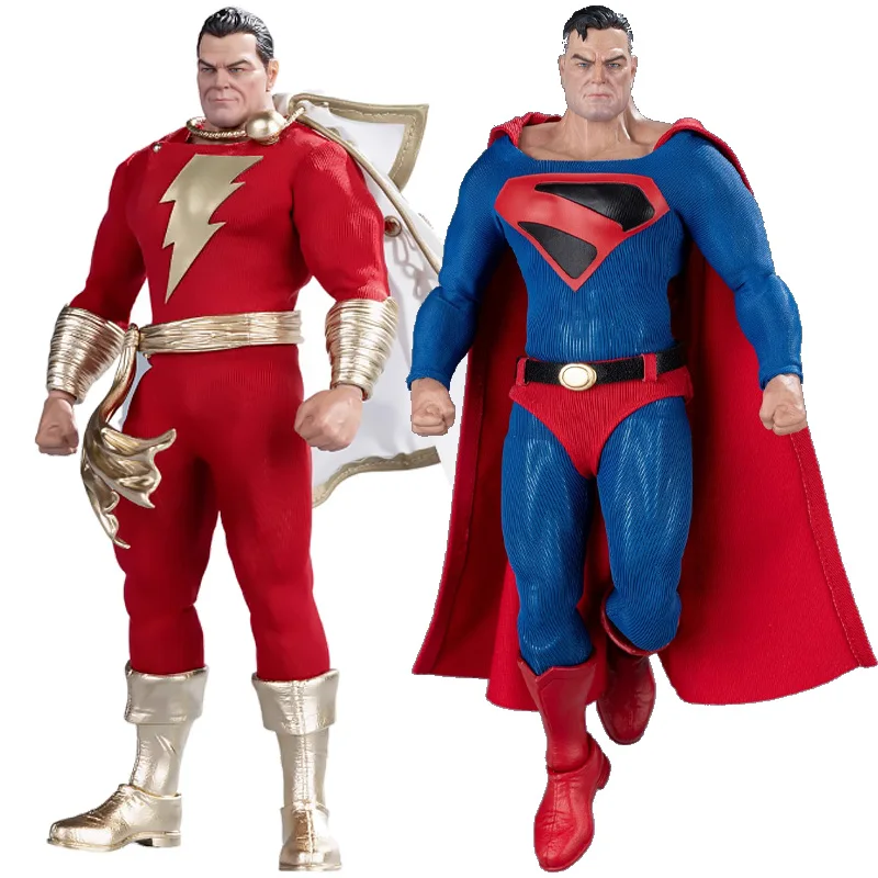 В наличии оригинальная 1/12 GONG Супермен Shazam 16 см аниме фигурка модель