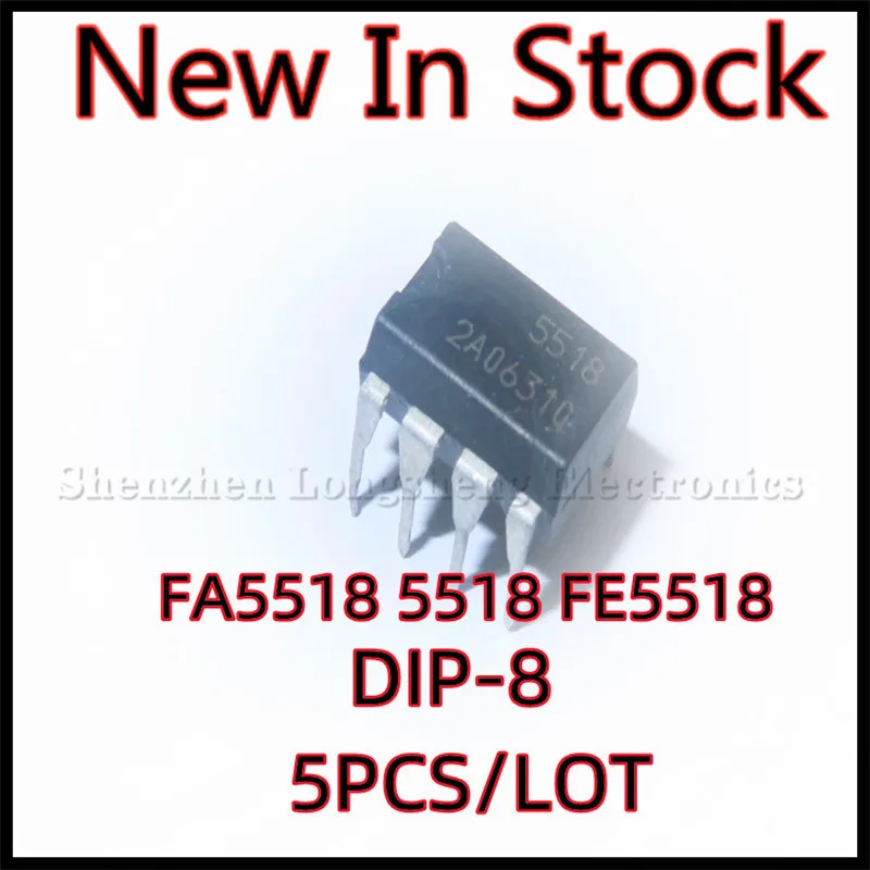 5 шт./лот 5518 FA5518 FE5518 DIP-8 ЖК-чип управления питанием 5 шт./лот 5518 FA5518 FE5518 DIP-8 ЖК-чип управления питанием
