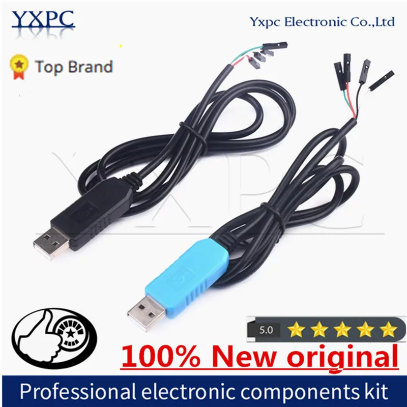 PL2303HX PL2303TA модуль адаптера преобразователя TTL USB в RS232 с пыленепроницаемой крышкой