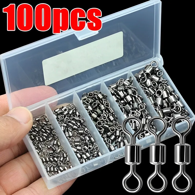 50/100 шт. подшипник поворотный Рыболовный соединитель из нержавеющей стали для ловли карпа рыболовные аксессуары защелкивающийся рыболовный крючок Приманка твердое кольцо Поворотная Снасть 50/100 шт. подшипник поворотный Рыболовный соединитель из нержавеющей стали для ловли карпа рыболовные аксессуары защелкивающийся рыболовный крючок Приманка твердое кольцо Поворотная Снасть