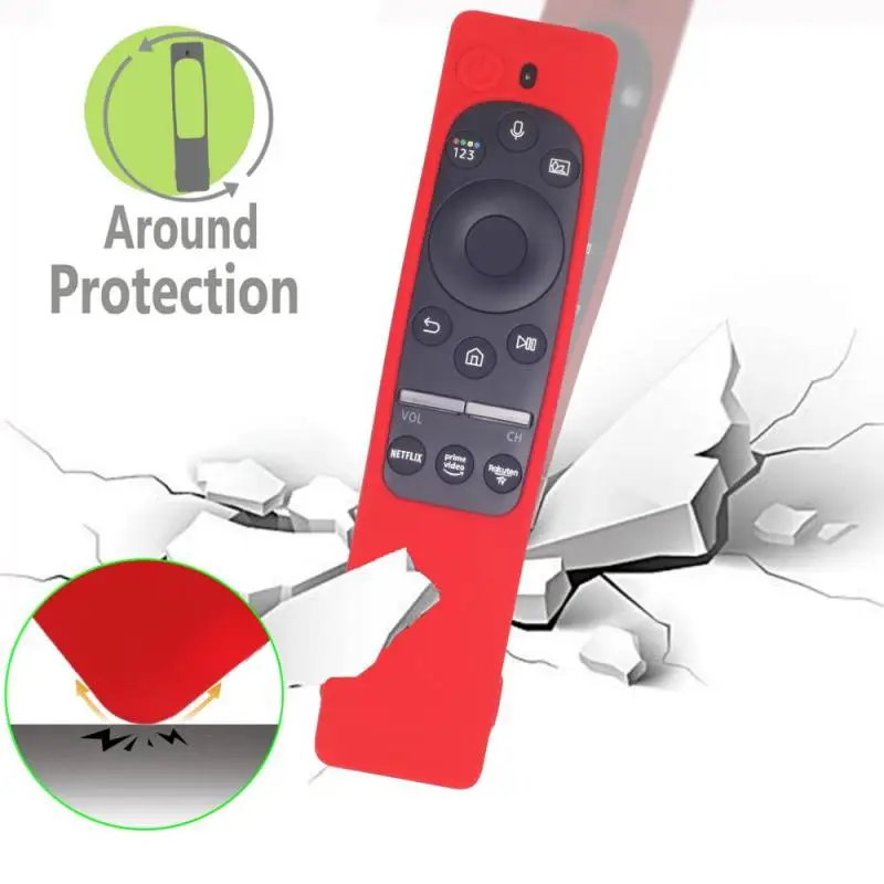 

Suitable For Samsung Remote Control Protective Cover Silicone Cover TV NetflixBN59 Series Remote Cover Colorful Soft Cover