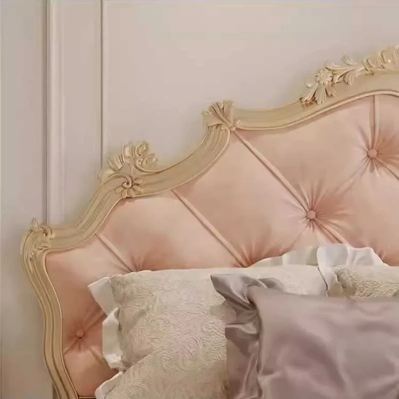 Роскошная деревянная двухспальная кровать дизайнерская вилла безопасная