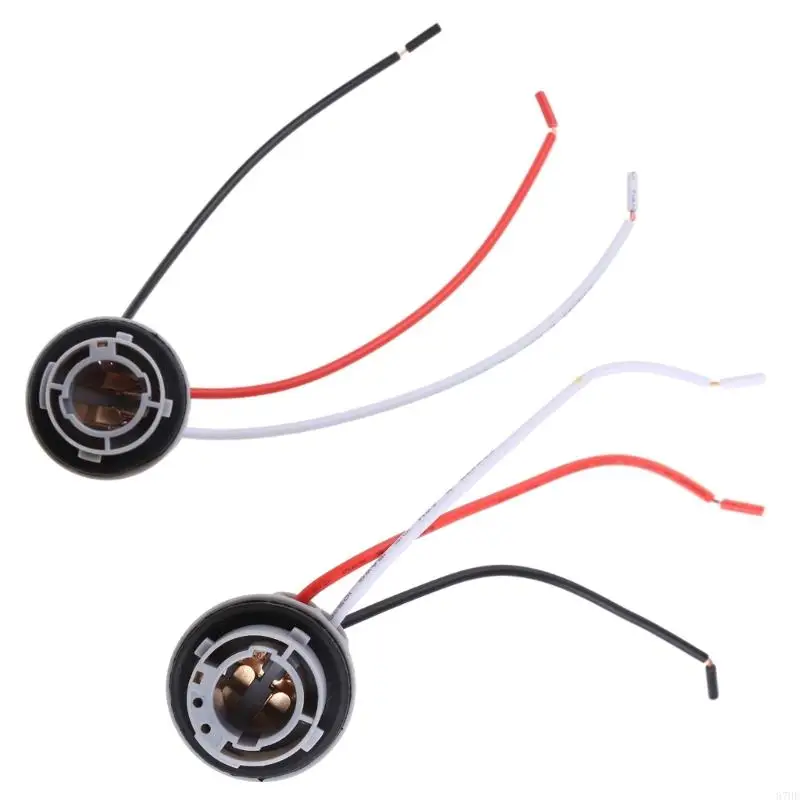 87HE Automotive 1157 Bulb Socket Bay15D Держатель лампы P21/5 Вт Базовый разъем адаптера