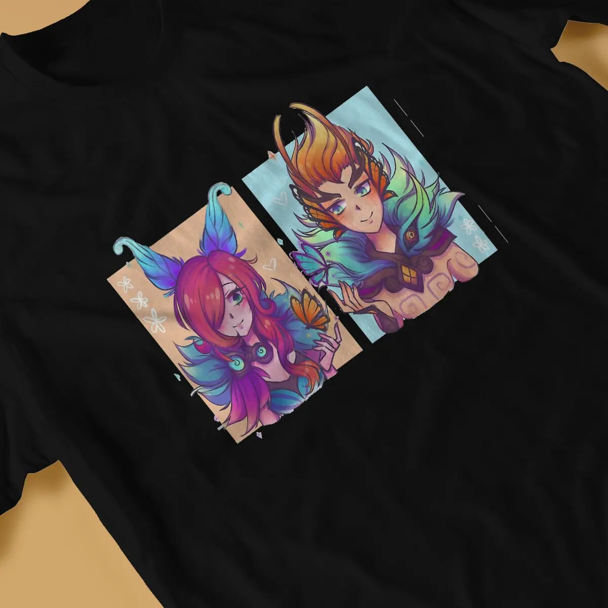 League of Legends Game Elderwood Rakan Xayah футболка Homme мужская одежда Blusas из полиэстера для мужчин