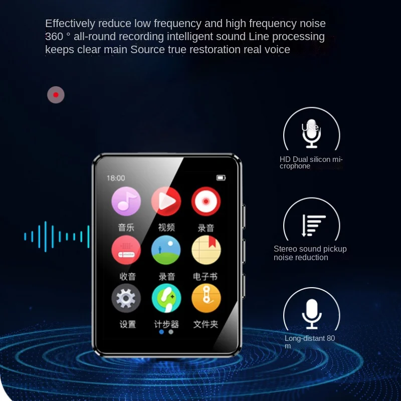 Mp3 плеер для студентов версия Bluetooth внешняя карта новый музыкальный MP4 мини-версия