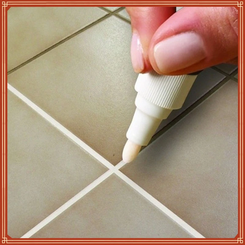 

New in Marker Repair Wall Grout Pen White Grout Marker Odorless Non Toxic for Tiles Floor and Tyre Suitable Car Painting Mark Pe