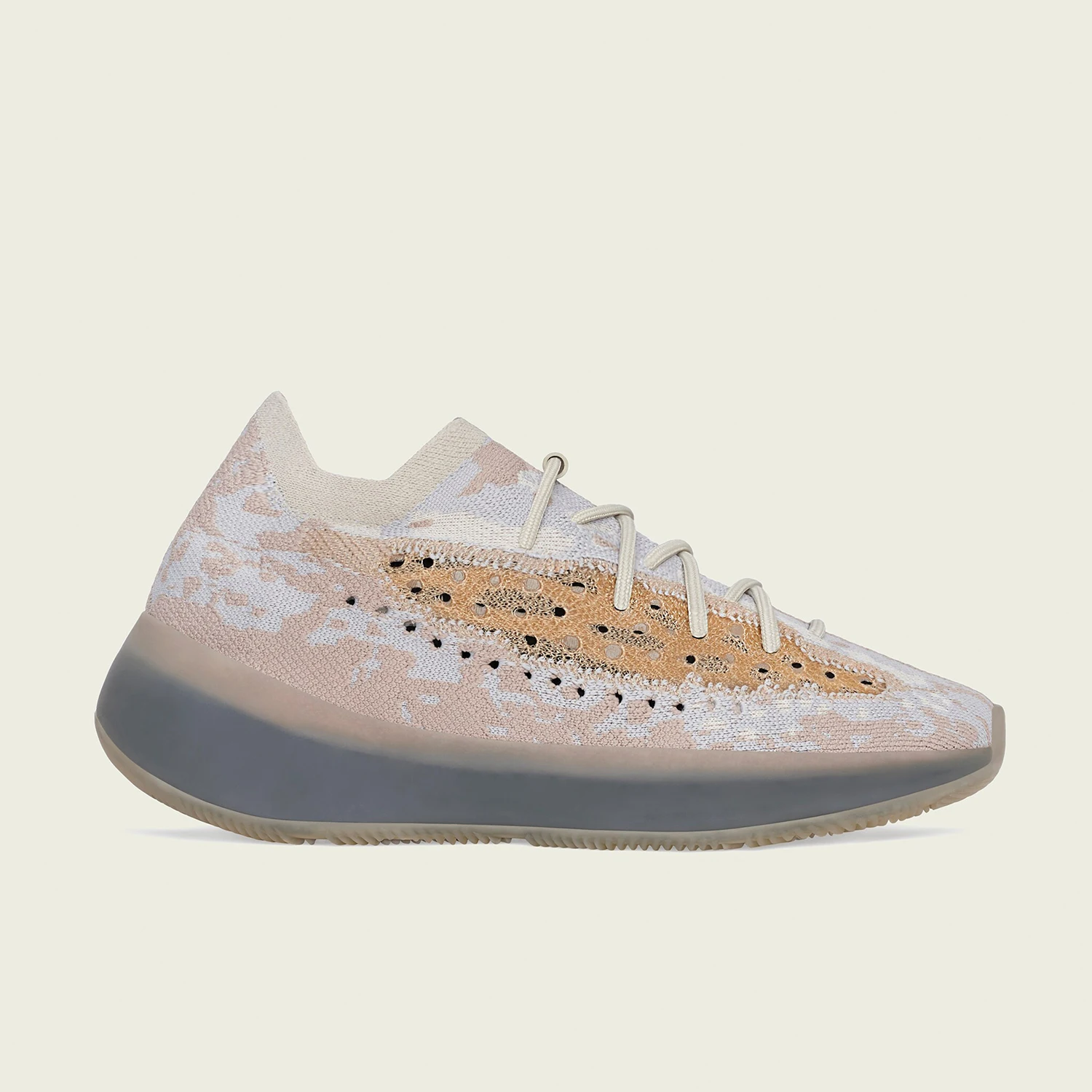 Фото Оригинальные новые кроссовки Adidas YEEZY Boost 380 серо-сине-розовые, модель FZ1269, от Канье. №1