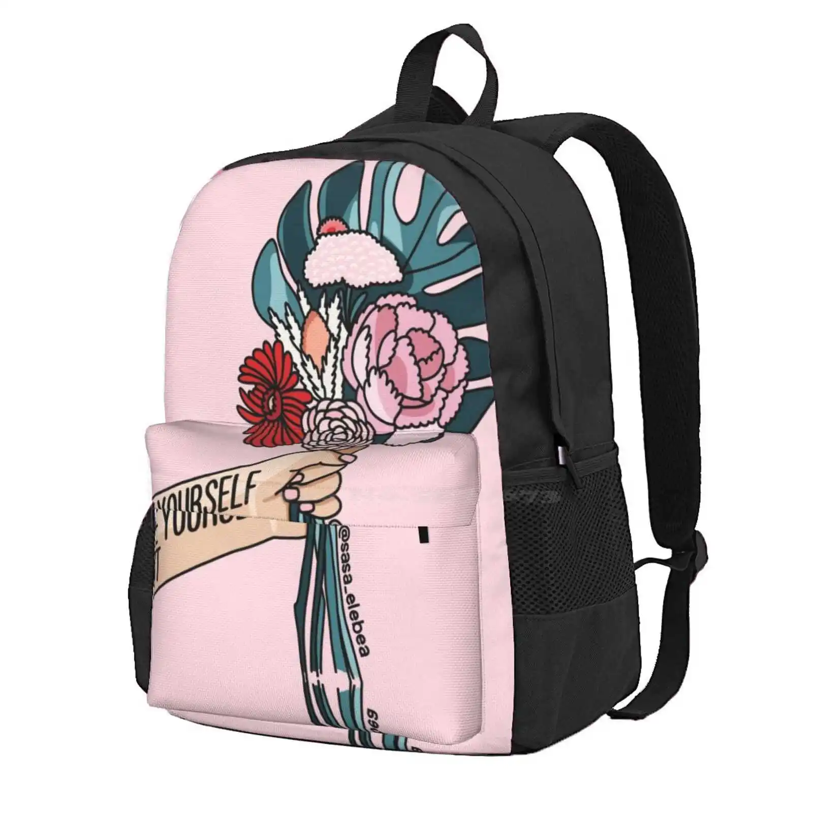 Горячая Распродажа школьный рюкзак Love Yourself First By Sasa Elebea модные сумки